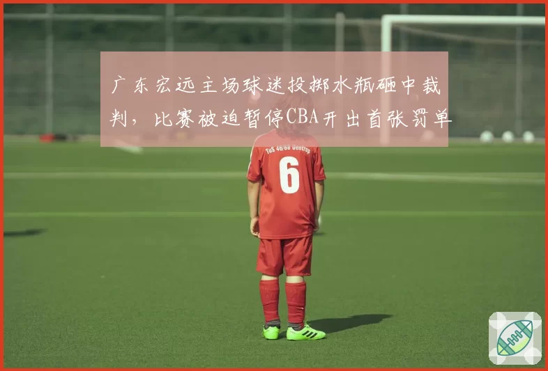 广东宏远主场球迷投掷水瓶砸中裁判，比赛被迫暂停CBA开出首张罚单