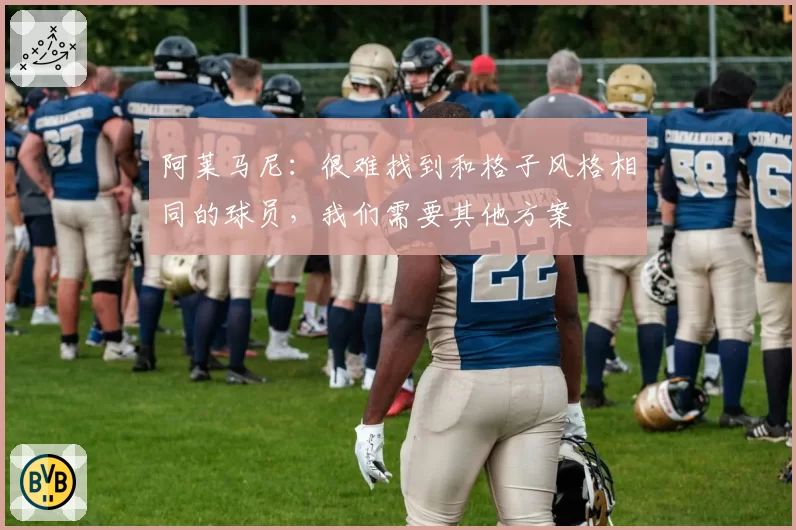 阿莱马尼：很难找到和格子风格相同的球员，我们需要其他方案